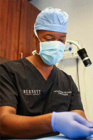 Dr. Carlos Burnett, experienced Plastic Surgeon.